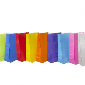 Bolsa de papel sin manija color
